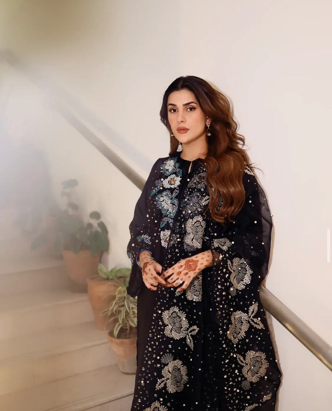 Black raw silk dress by shaebiz