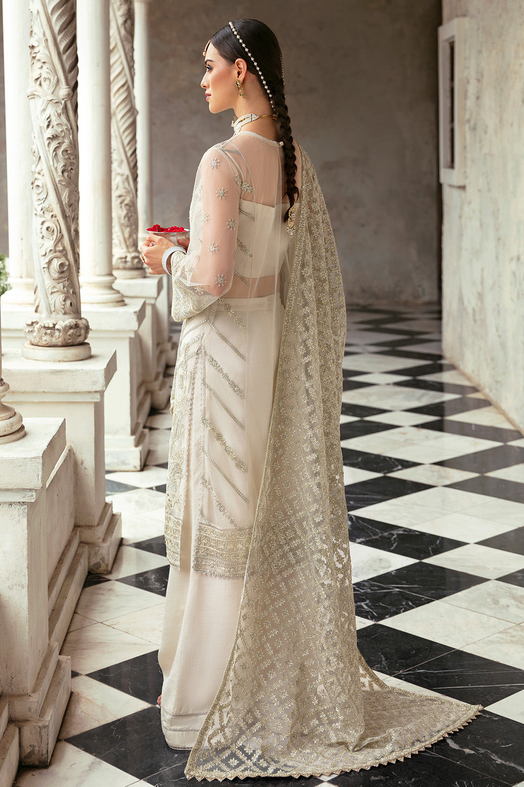 PANACHE BY AFROZEH PEARL OFFWHITE WEDDING COLLECTION