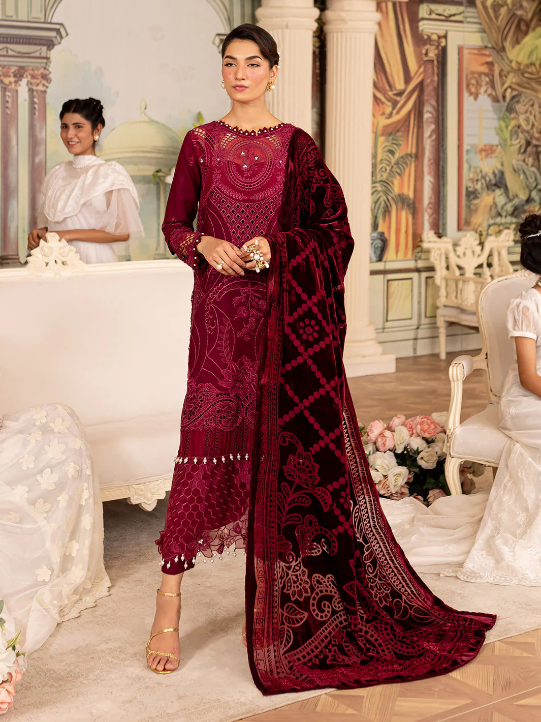 PARISHAY LUXURY LAWN COLLECTION| 3 PCS COLLECTION| TOP PAKISTANI DRESS BY SHAEBIZ