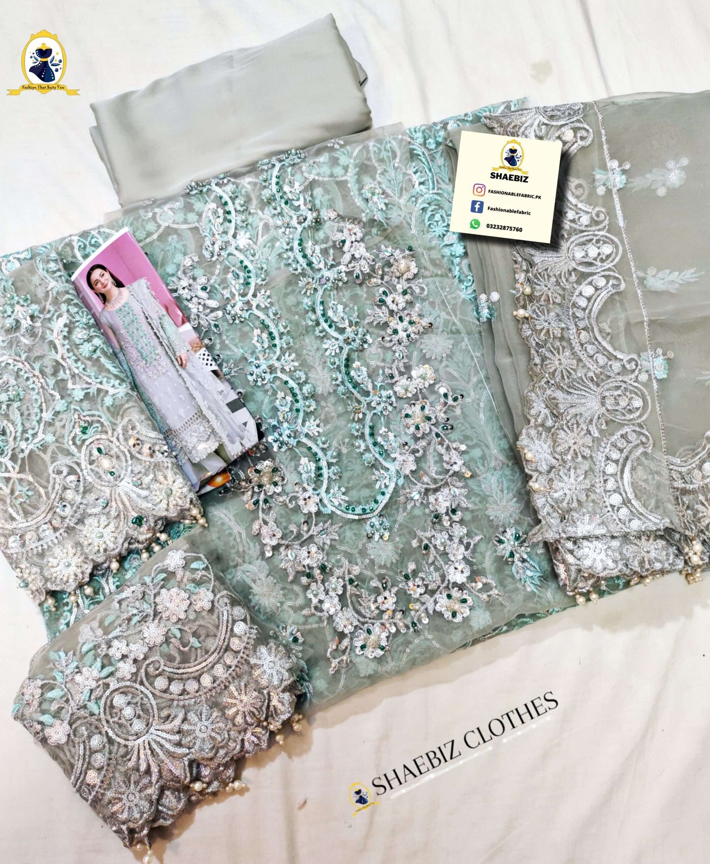 ELAF ADDA PARTY WEAR DRESS( EF-AM22)