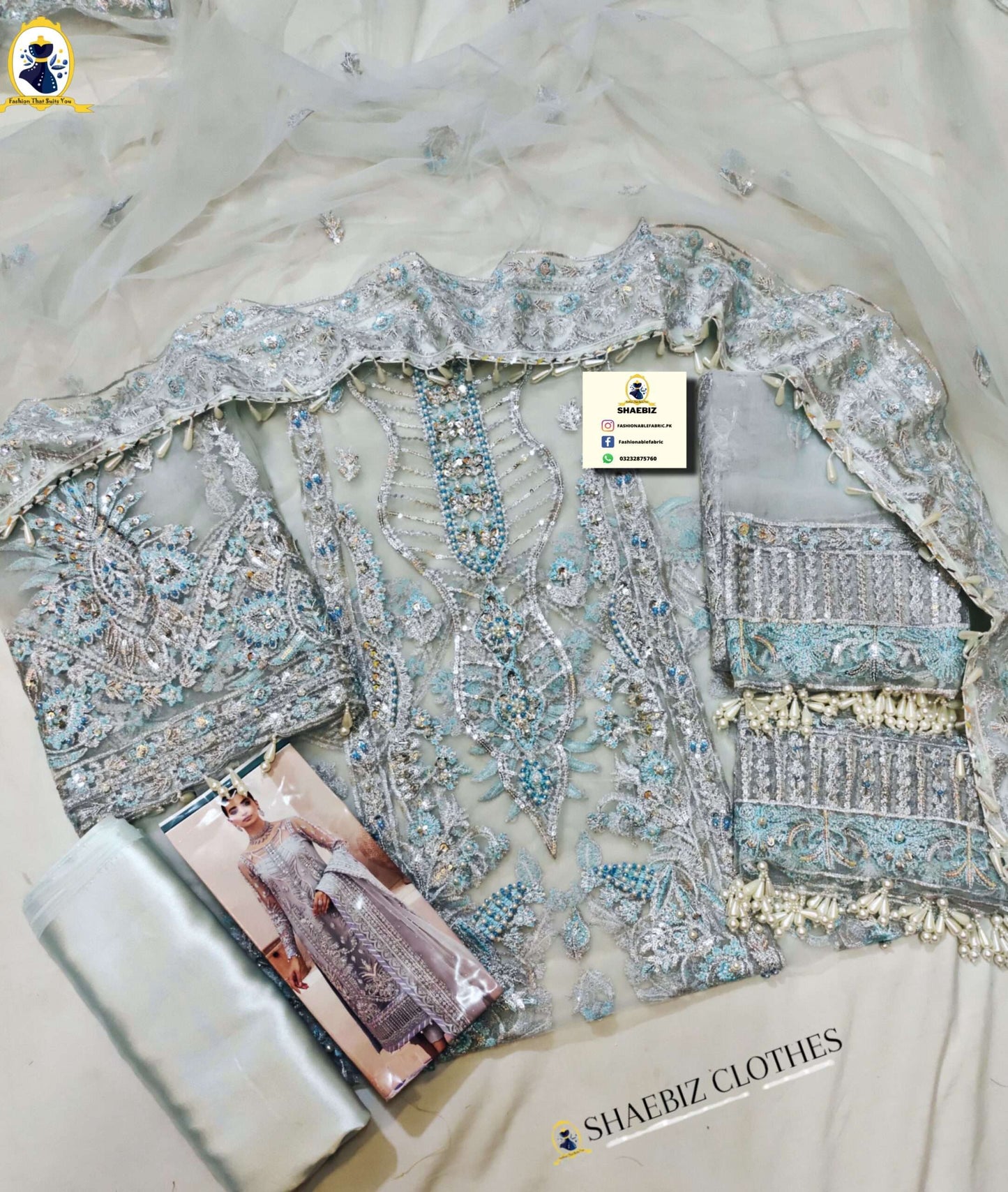 GULAAL FAIROUZ ADDA PARTY WEAR DRESS (GL-FA22)