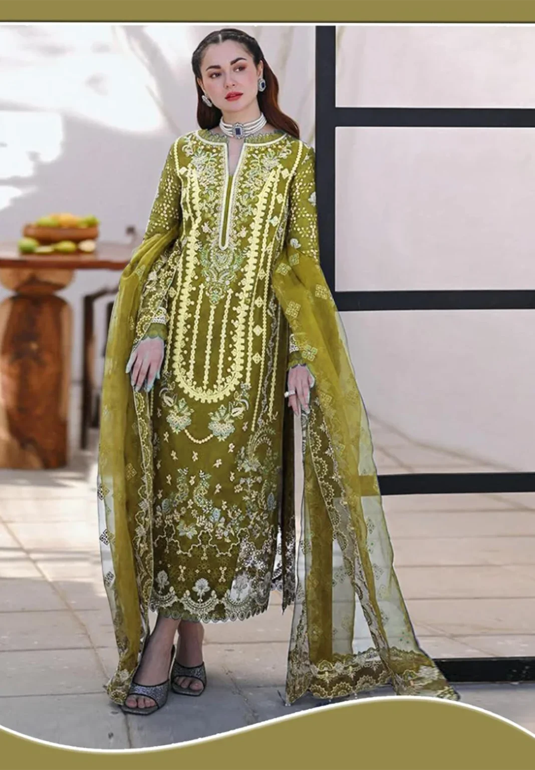 SAHIL BY QALAMKAR LUXURY NET COLLECTION| HANIA AMIR | TOP PAKISTANI DRESS BY SHAEBIZ