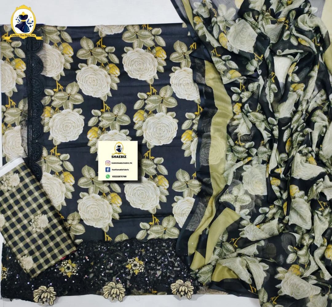 MARIA B MPRINT NEW SUMMER LAWN EID COLLECTION |TOP PAKISTANI DRESS | BY SHAEBIZ