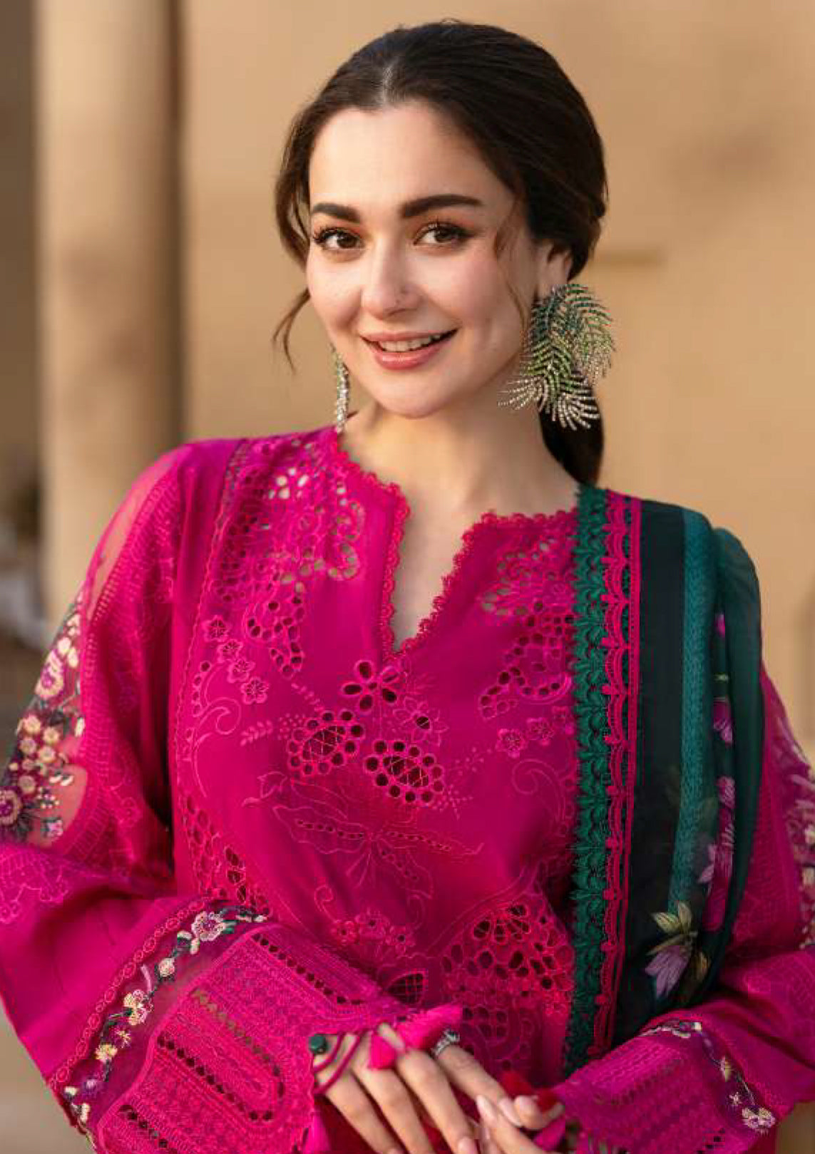 SAIRA RIZWAN PINK CHARM LUXURY LAWN COLLECTION| HAINA AMIR | TOP PAKISTANI DRESS BY SHAEBIZ