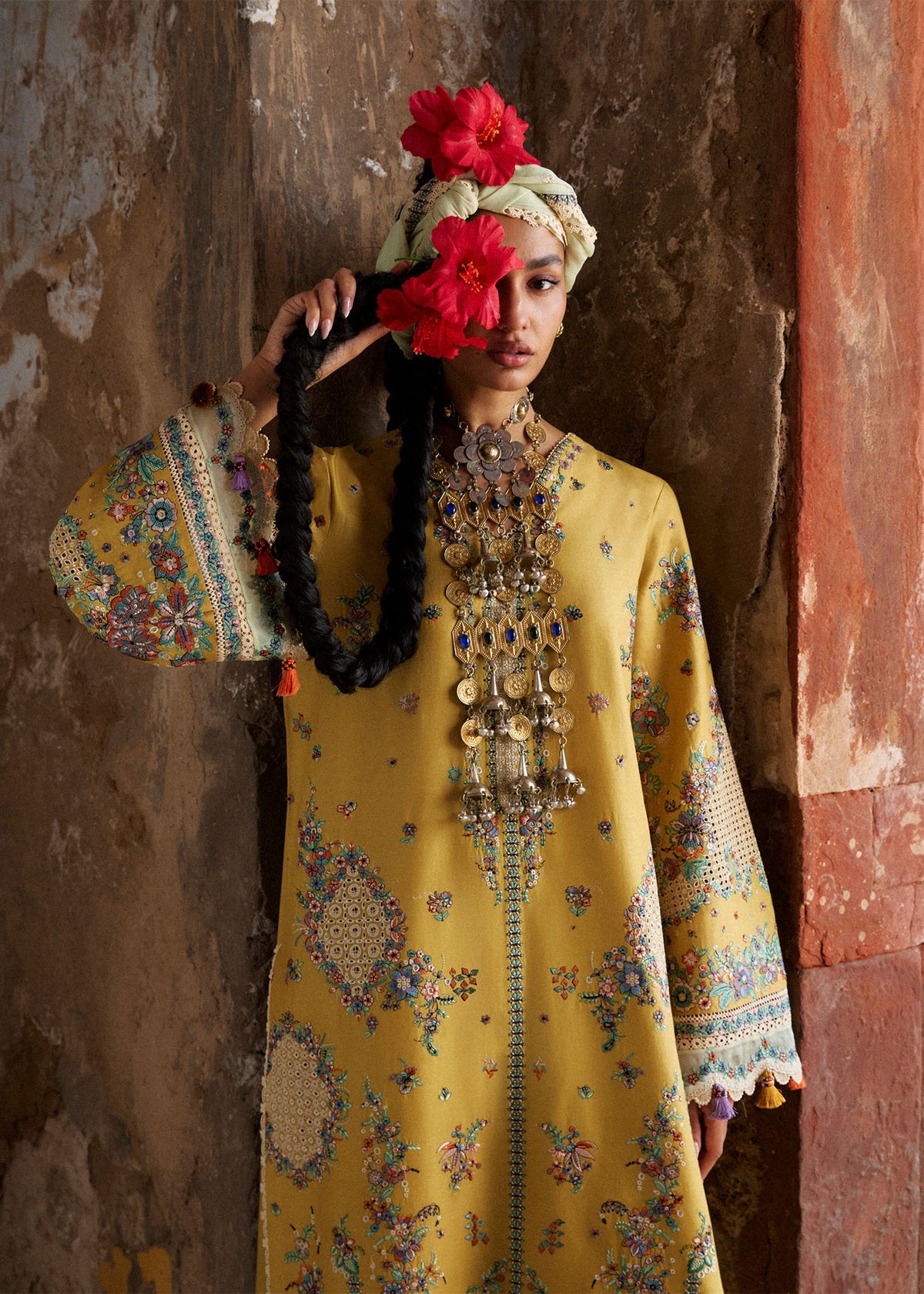 HUSSAIN REHAR LUXURY LAWN COLLECTION| UNSTITCHED 3 PCS BY SHAEBIZ