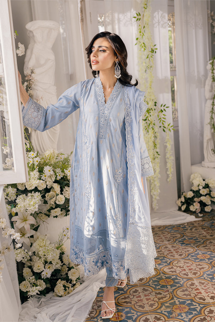 AZURE LUXURY LAWN COLLECTION TOP PAKISTANI DRESS BY SHAEBIZ