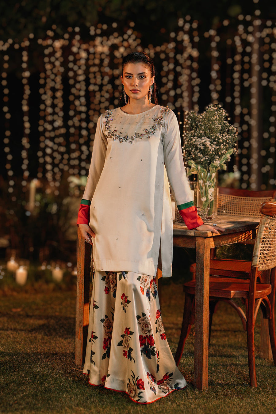 LULUSAR RUAS SILK DIGITAL PRINT| UNSTITCHED 3 PIECE| TOP PAKISTANI DRESS BY SHAEBIZ