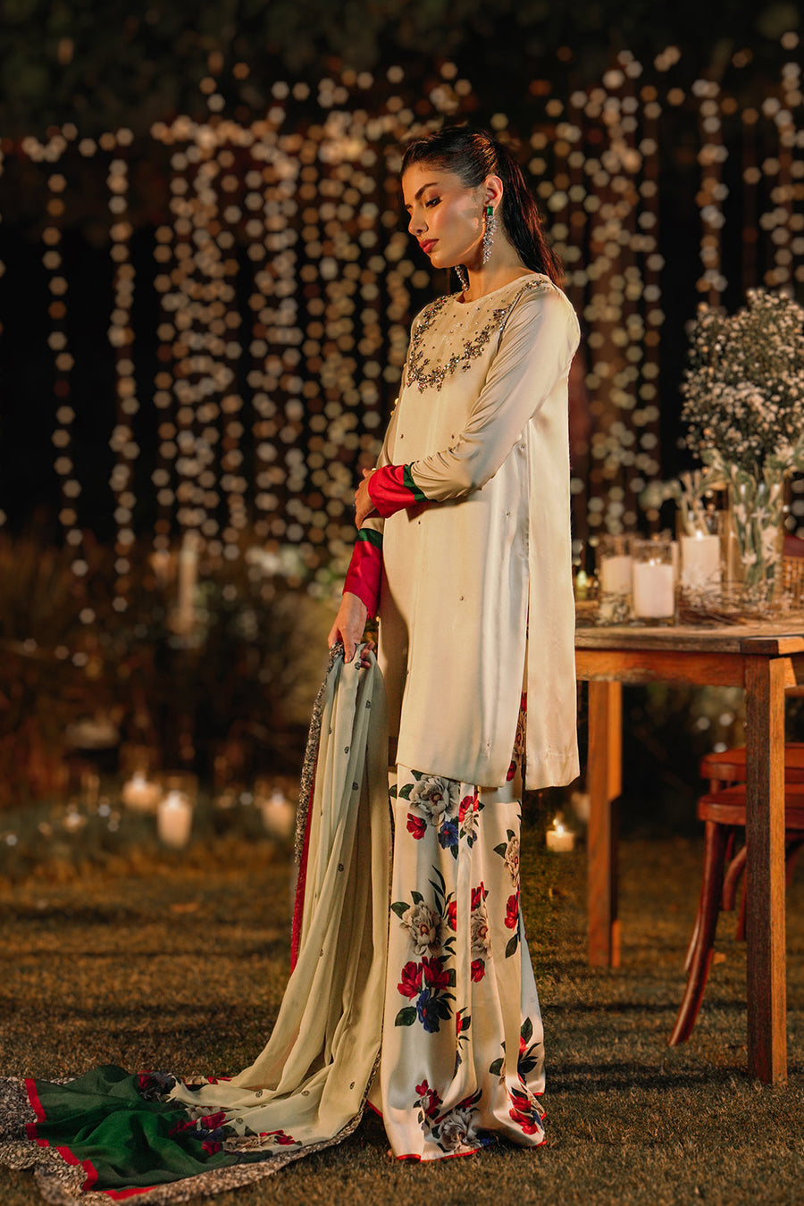 LULUSAR RUAS SILK DIGITAL PRINT| UNSTITCHED 3 PIECE| TOP PAKISTANI DRESS BY SHAEBIZ
