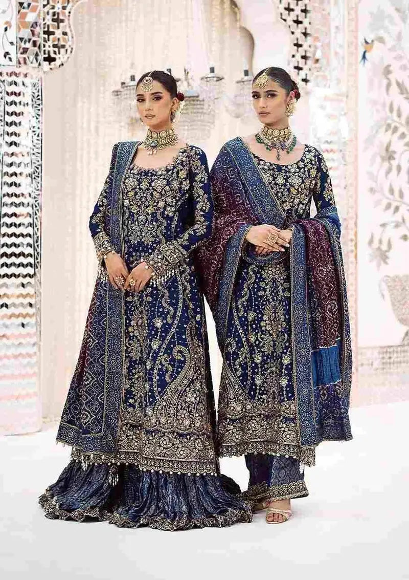 AIK ATELIER HINA CHUNDRI LUXURY ORGENZA COLLECTION| UNSTITCHED WEDDING FORMALS BY SHAEBIZ