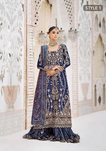 AIK ATELIER HINA CHUNDRI LUXURY ORGENZA COLLECTION| UNSTITCHED WEDDING FORMALS BY SHAEBIZ