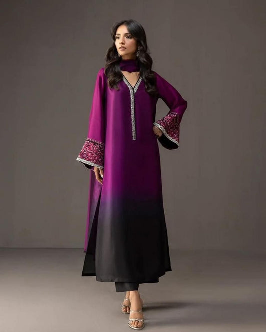 Zainab chottani silk collection party