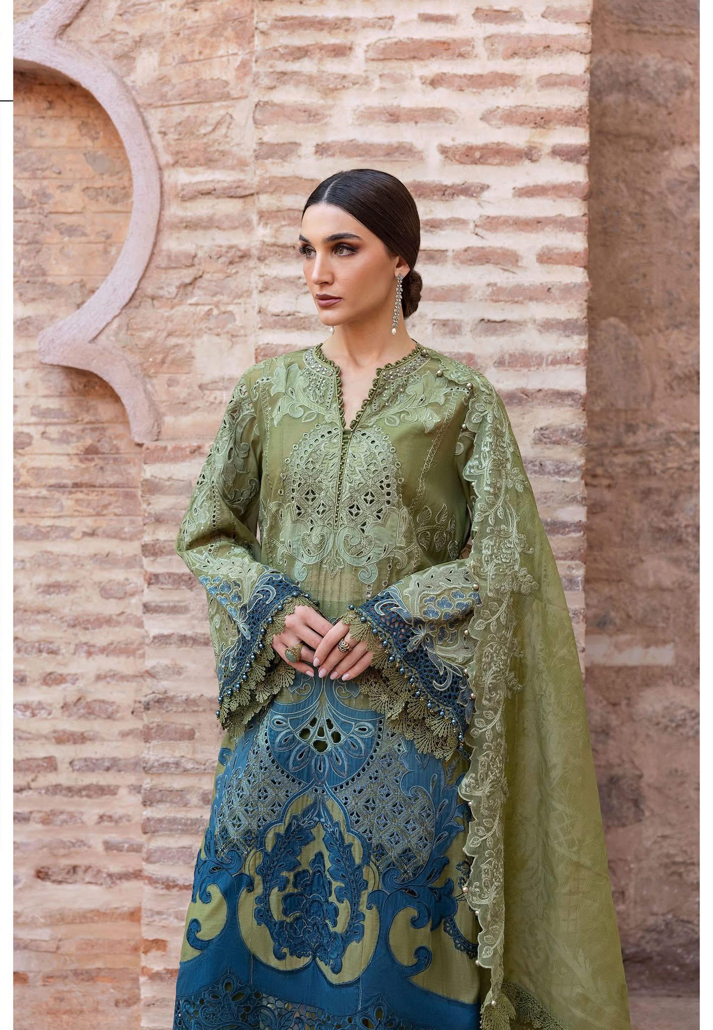 MARIA B LUXURY LAWN COLLECTION| UNSTITCHED MASTER REPLICA BY SHAEBIZ
