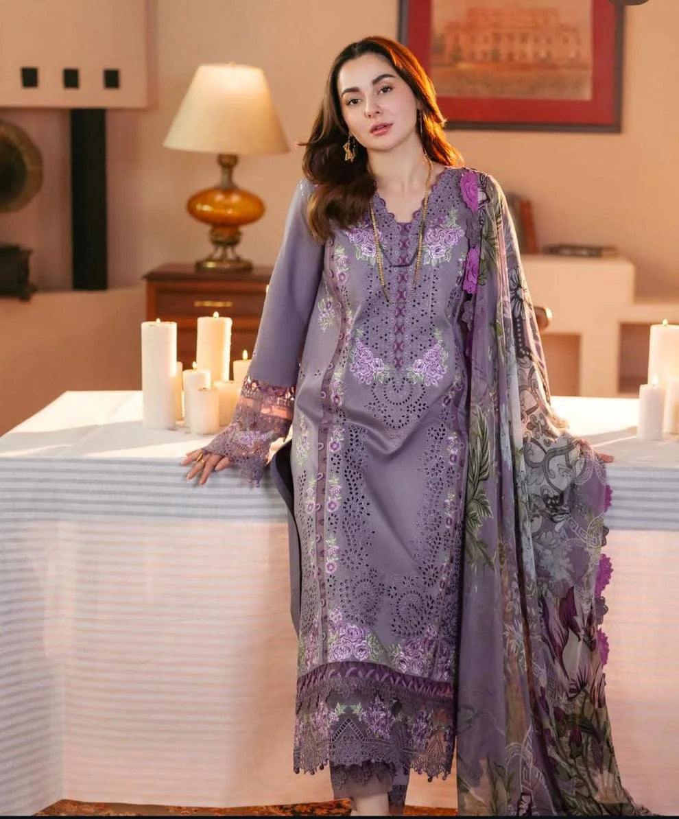 Purple – Lawn Collection by Sobia Nazir | 3-Piece Cotton Lawn Suit