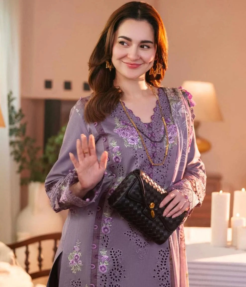 Purple – Lawn Collection by Sobia Nazir | 3-Piece Cotton Lawn Suit