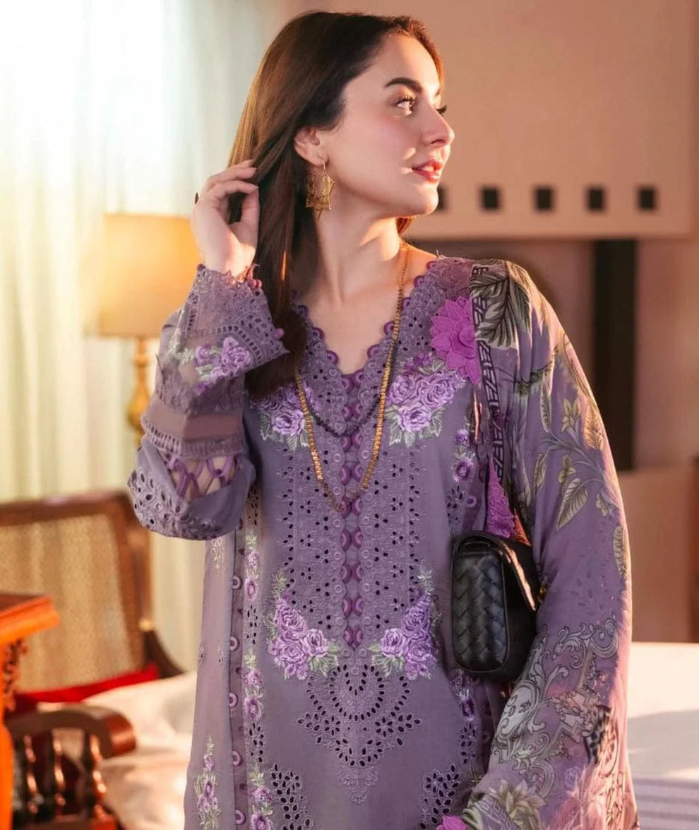Purple – Lawn Collection by Sobia Nazir | 3-Piece Cotton Lawn Suit