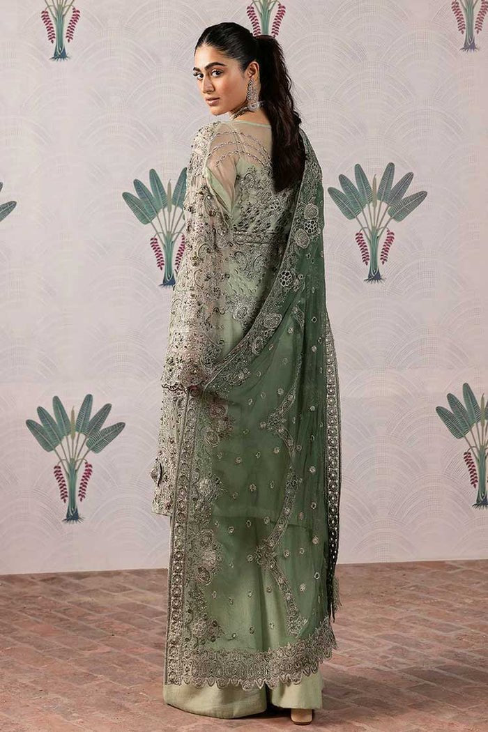 IZNIK TEHAR SHENDI LUXURY ORGENZA COLLECTION| UNSTITCHED WEDDING FORMALS BY SHAEBIZ