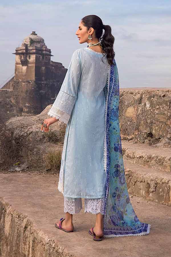 ZAINAB CHOTTANI CHIKANKARI LAWN (ZC-SF22)