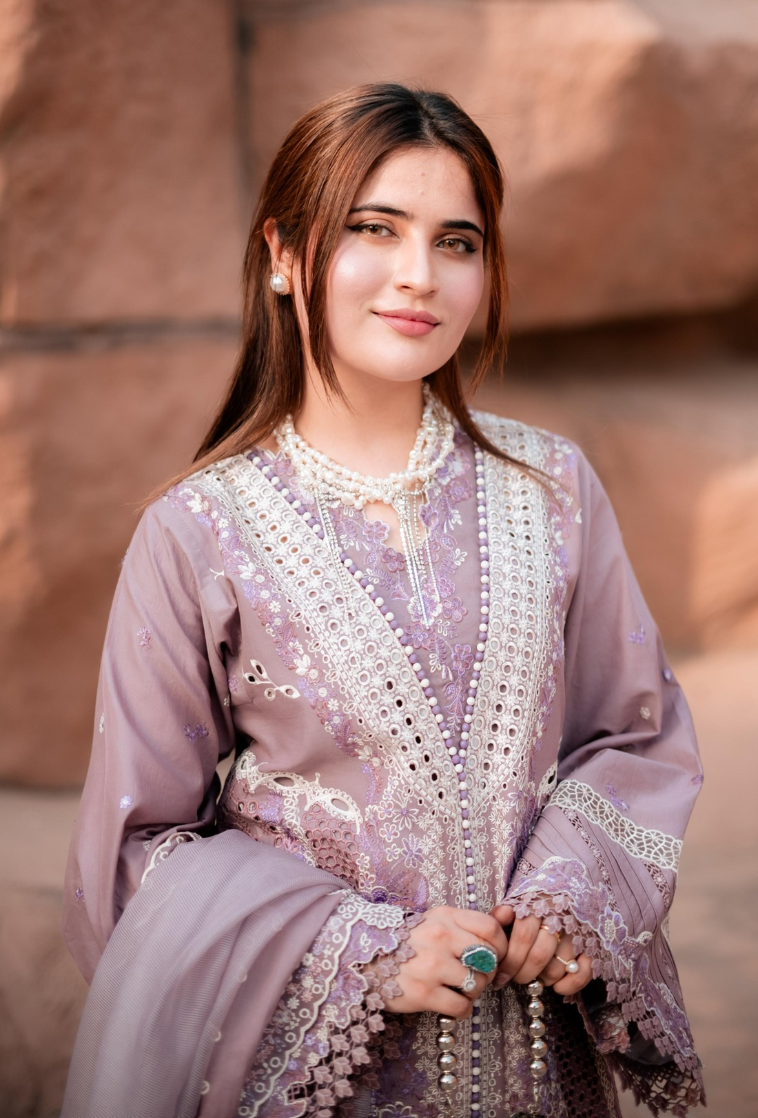 BIN ILYAS 2026 LUXURY CHICKEN KARI LAWN COLLECTION| UNSTITCHED 3 PCS BY SHAEBIZ