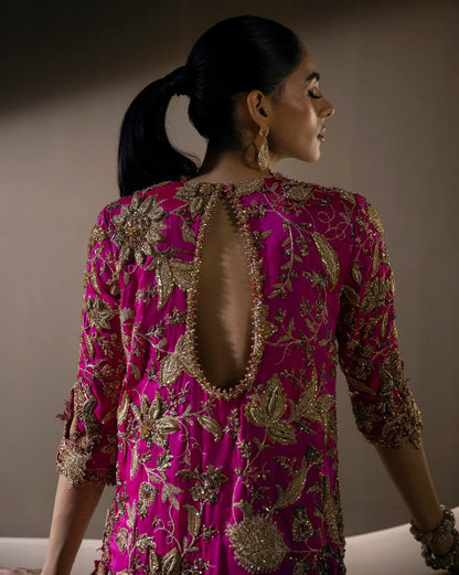 SANA SAFINAZ LUXURY RAW SILK COLLECTION| UNSTITCHED WEDDING FORMALS BY SHAEBIZ