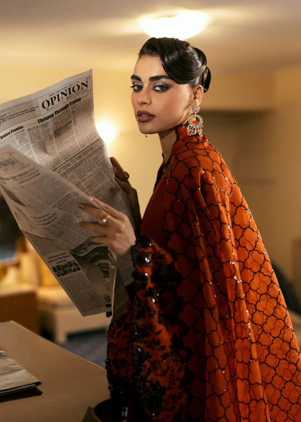HUSSAINN REHAR LUXURY RAW SILK COLLECTION| UNSTITCHED MASTER REPLICA BY SHAEBIZ