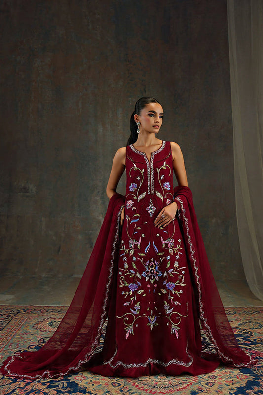 FARIDA HASSAN LUXURY RAW SILK DRESS | UNSTITCHED COLLECTION BY SHAEBIZ