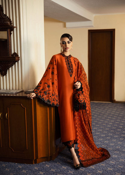 HUSSAINN REHAR LUXURY RAW SILK COLLECTION| UNSTITCHED MASTER REPLICA BY SHAEBIZ