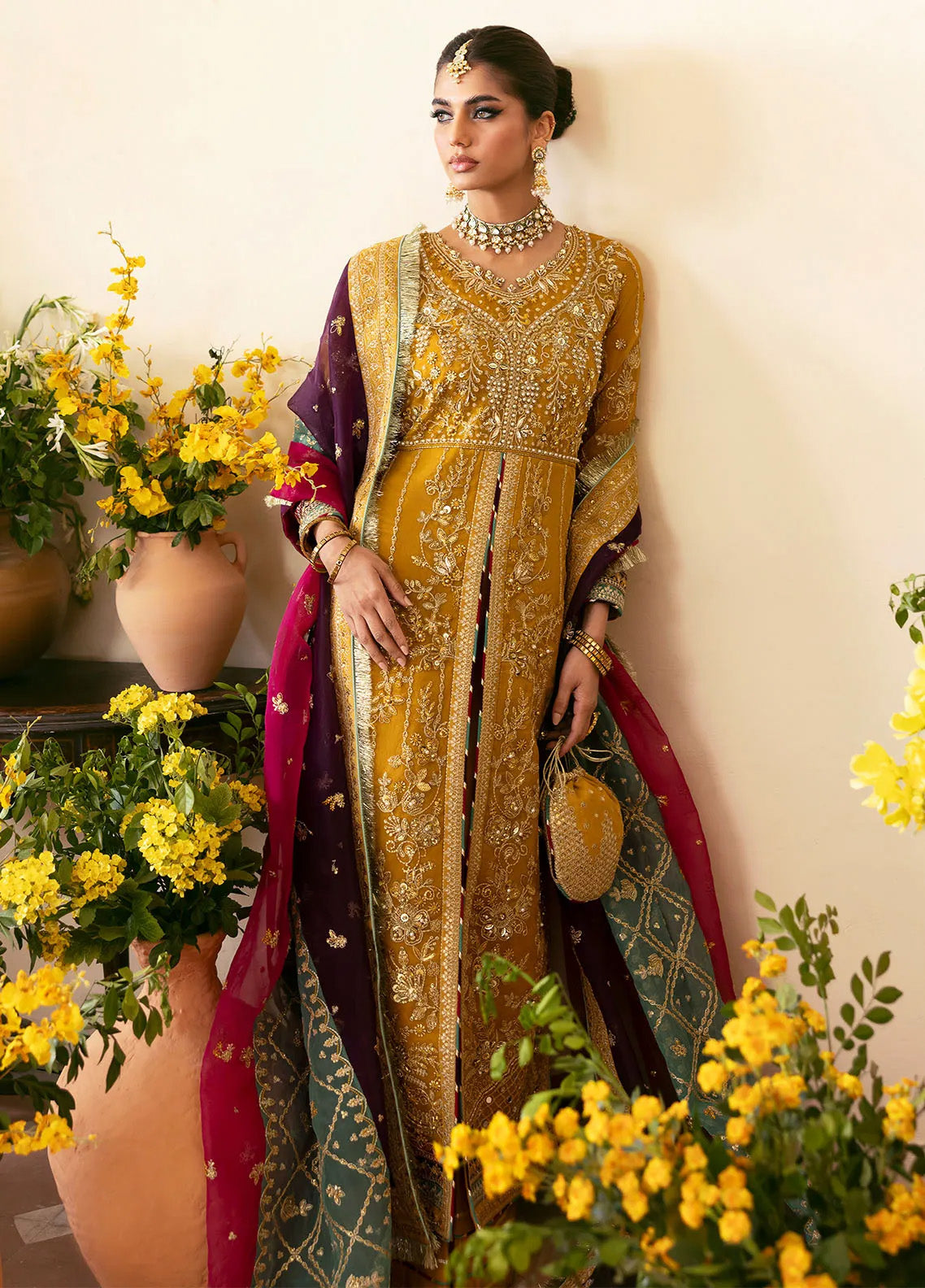 CHAANDNI BY GULAAL LUXURY ORGENZA COLLECTION| WEDDING FORMALS| TOP PAKISTANI DRESS BY SHAEBIZ