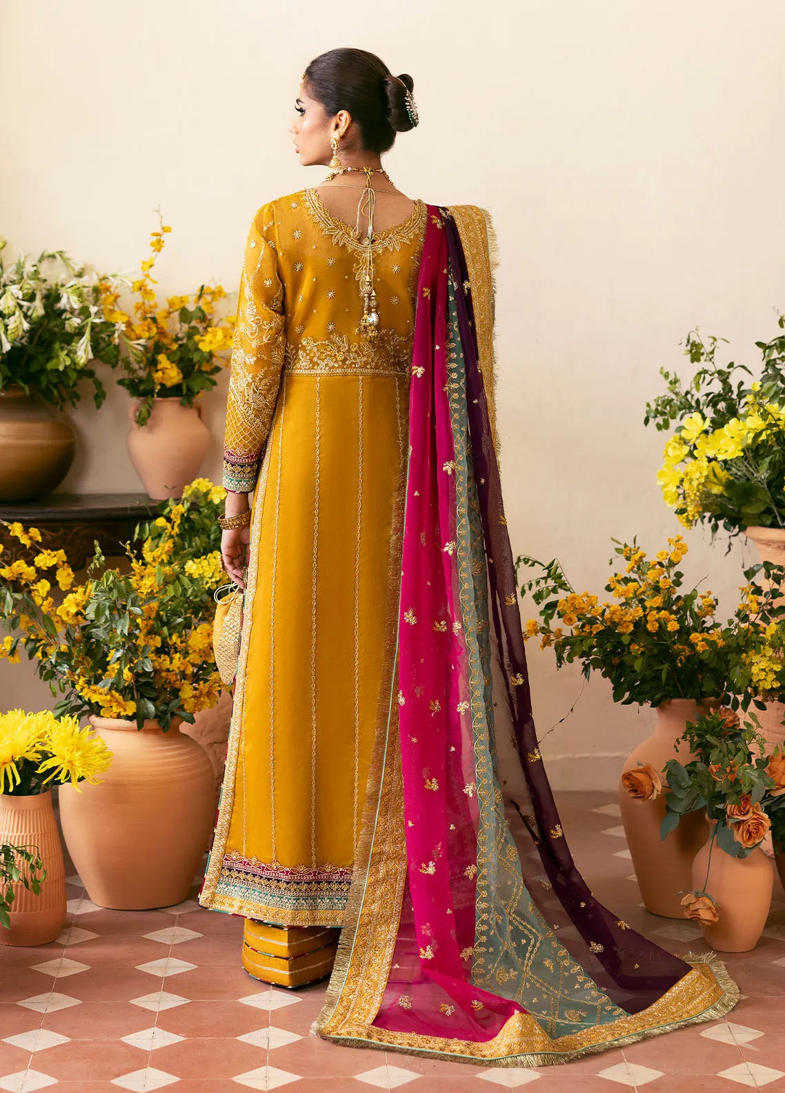 CHAANDNI BY GULAAL LUXURY ORGENZA COLLECTION| WEDDING FORMALS| TOP PAKISTANI DRESS BY SHAEBIZ