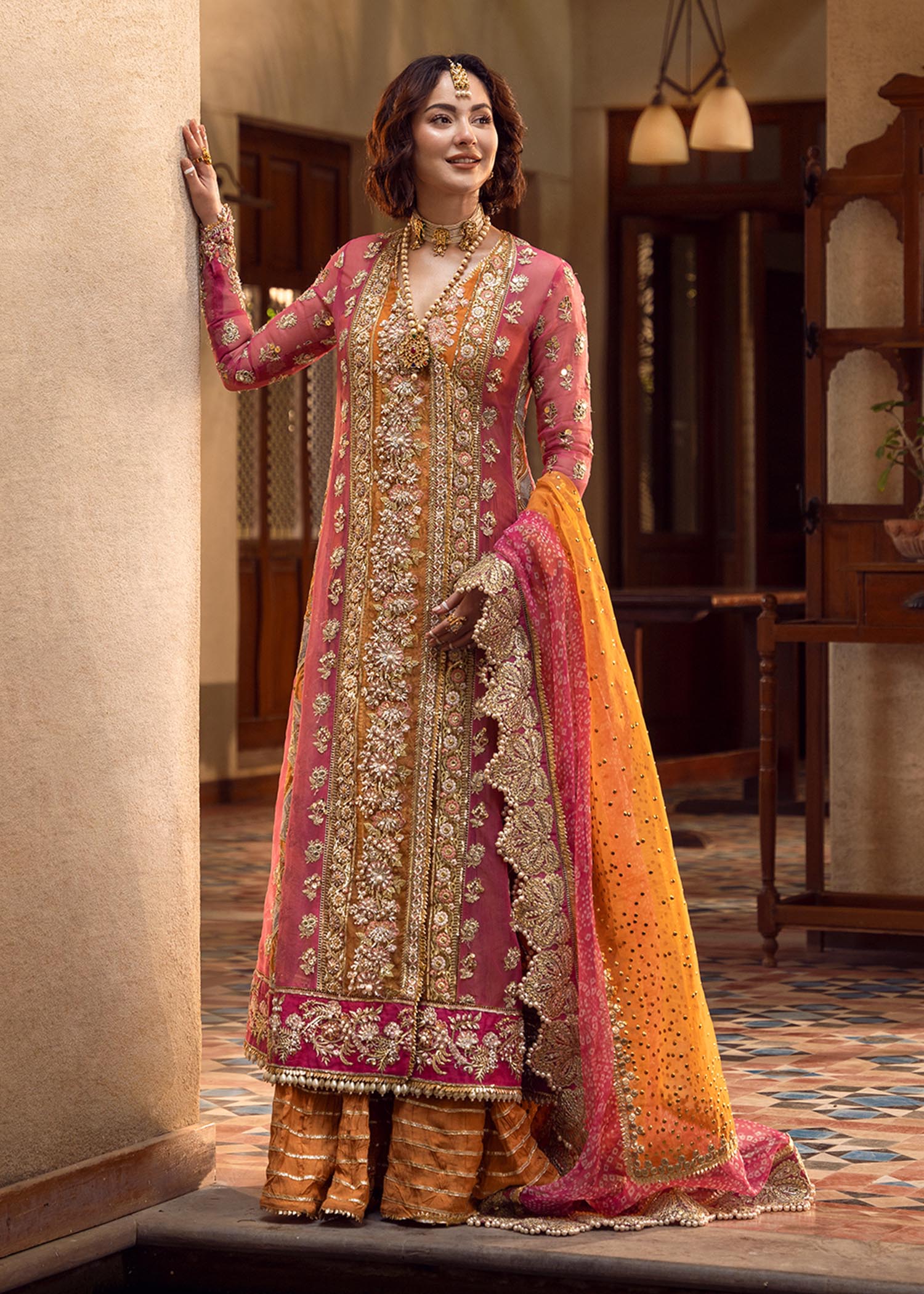 Crimson Mehndi Galore By Hania Amir Unstitch Luxury Wear Collection
