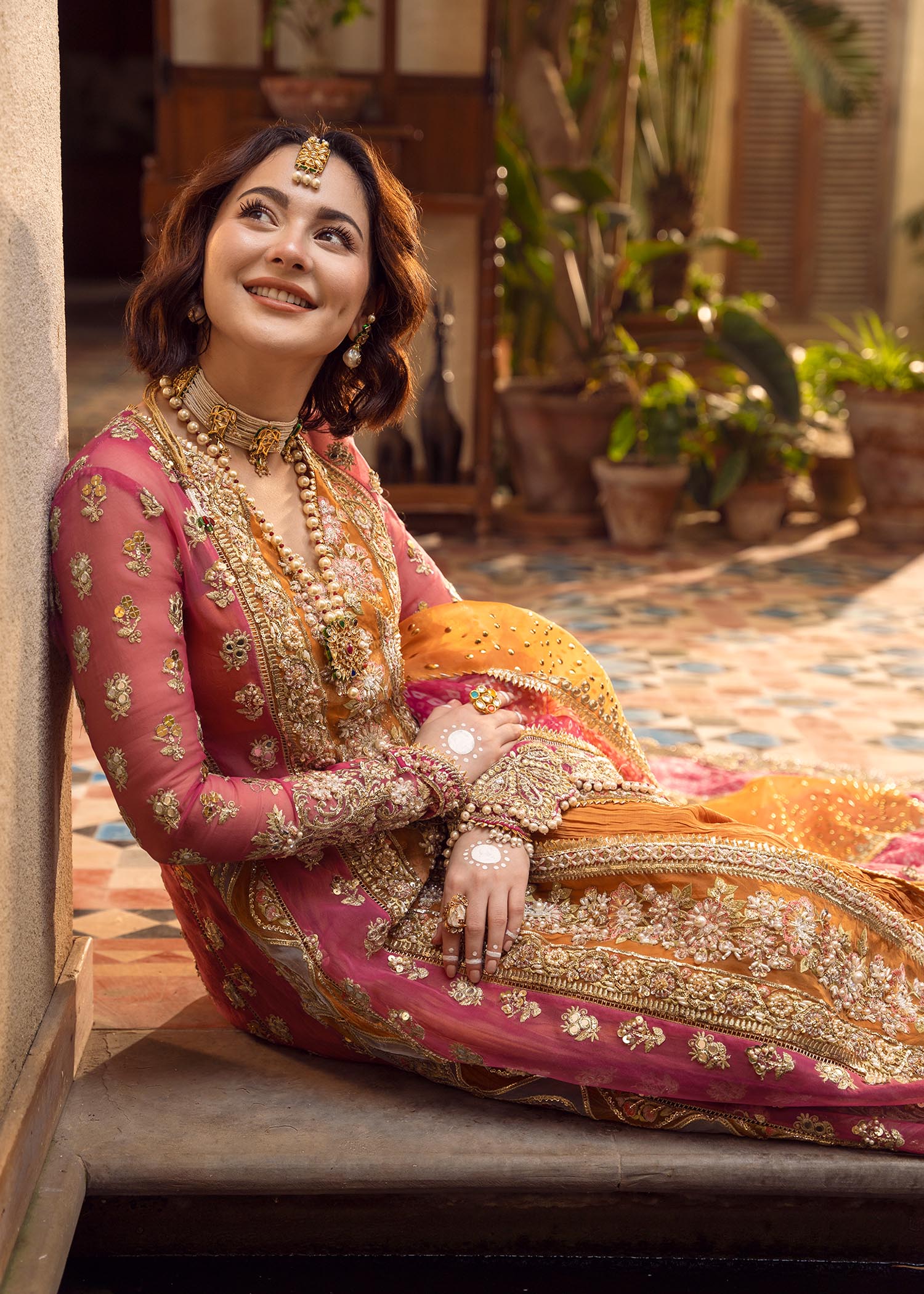 Crimson Mehndi Galore By Hania Amir Unstitch Luxury Wear Collection