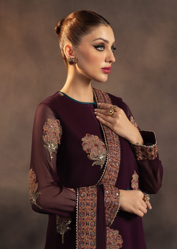 MEERAL LUXURY CHIFFON COLLECTION| UNSTITCHED MASTER REPLICA BY SHAEBIZ