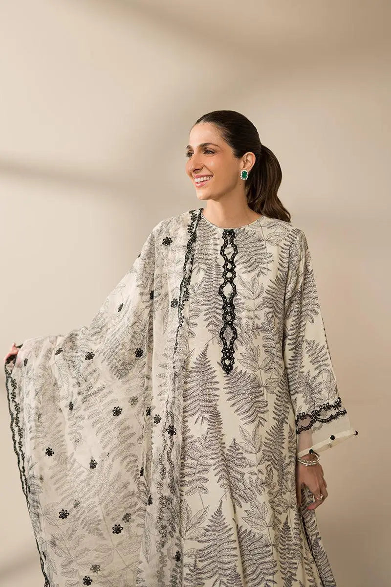 CROSS STITCH LAWN FORMAL WEAR|TOP PAKISTANI DRESS BY SHAEBIZ