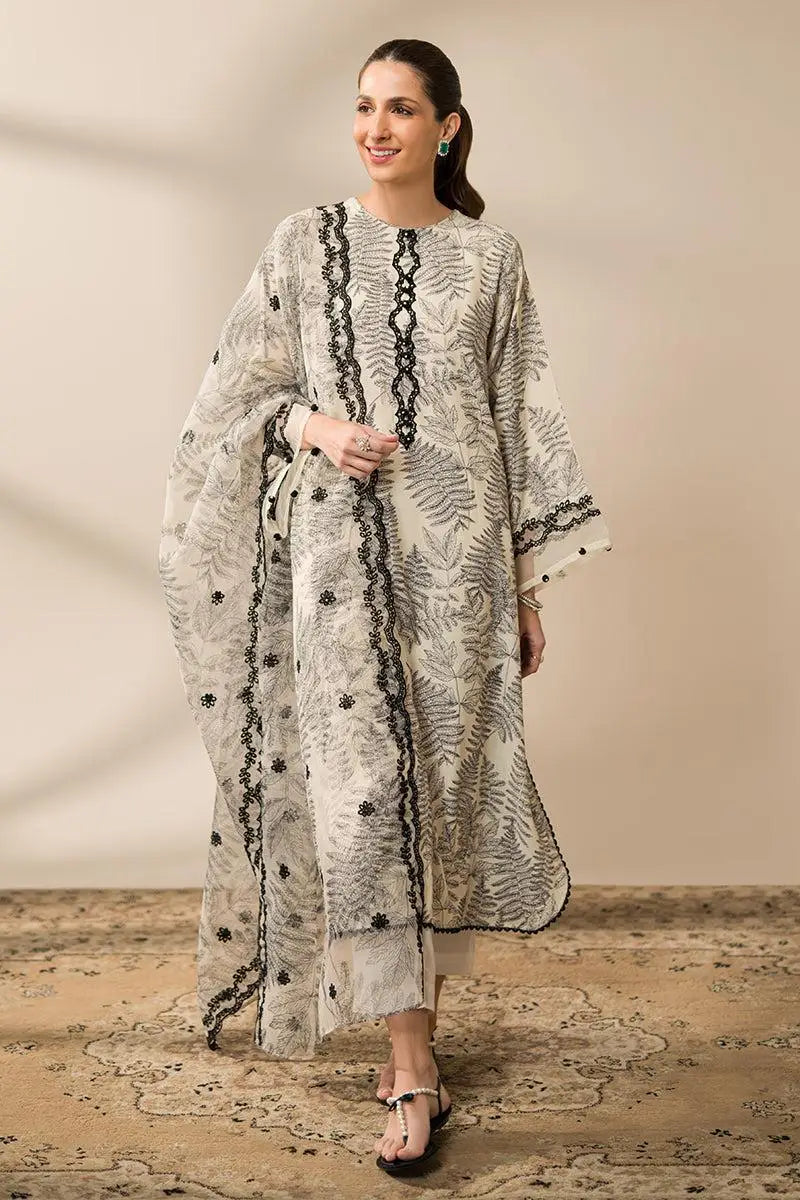 CROSS STITCH LAWN FORMAL WEAR|TOP PAKISTANI DRESS BY SHAEBIZ