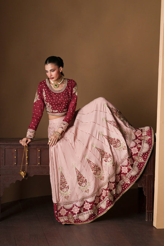 ETHNIC LATEST EMBROIDERED RAW SILK| UNSTITCHED LATEST WEDDING FORMALS BY SHAEBIZ
