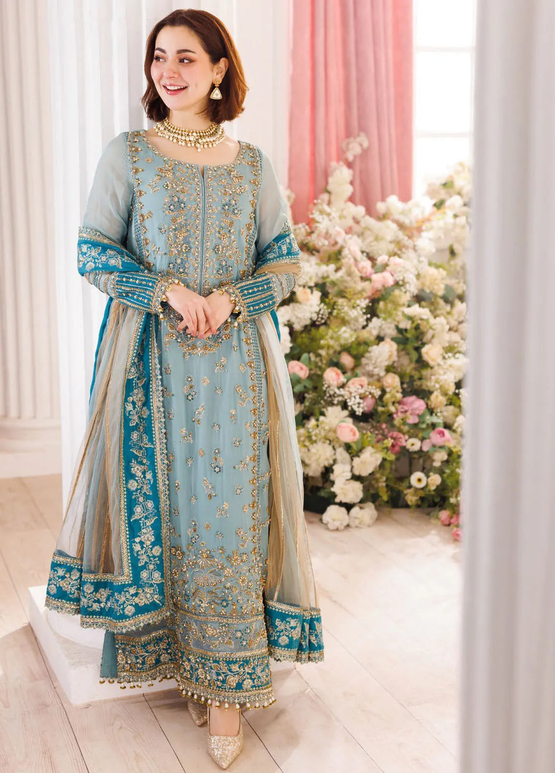 CHARIZMA 2026 DASTAN E JASHAN LUXURY CHIFFON PARTY WEAR| HANIA AMIR| TOP PAKISTANI DRESS BY SHAEBIZ|