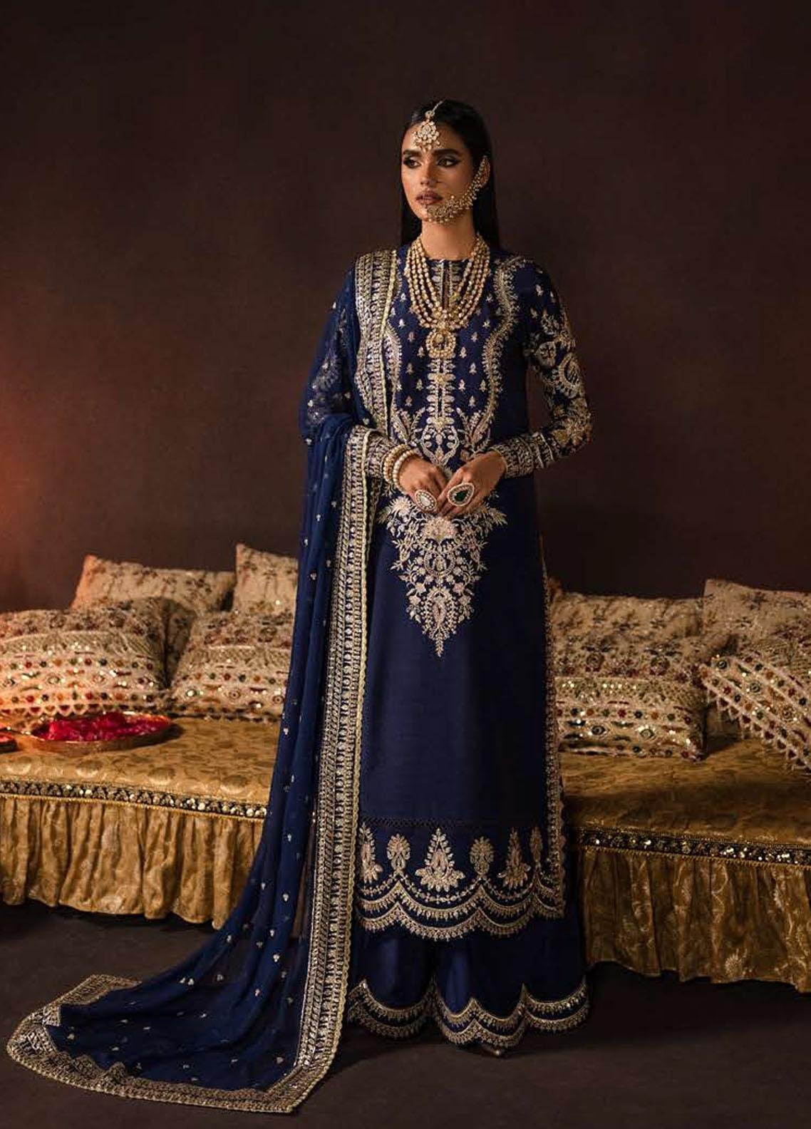 AFROZEH LATEST VELVET DRESS | UNSTITCHED FORMAL WEAR BY SHAEBIZ
