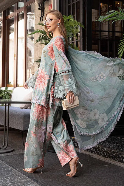 MARIA B MPRINT FALL WINTER COLLECTION| LAWN WINTER COLLECTION| TOP PAKISTANI DRESS BY SHAEBIZ