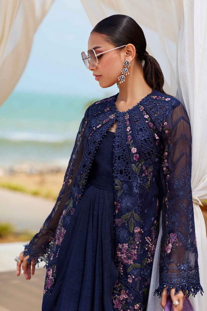 MARIA B 2026 EMBROIDERED LUXURY LAWN COLLECTION| UNSTITCHED 3 PCS BY SHAEBIZ