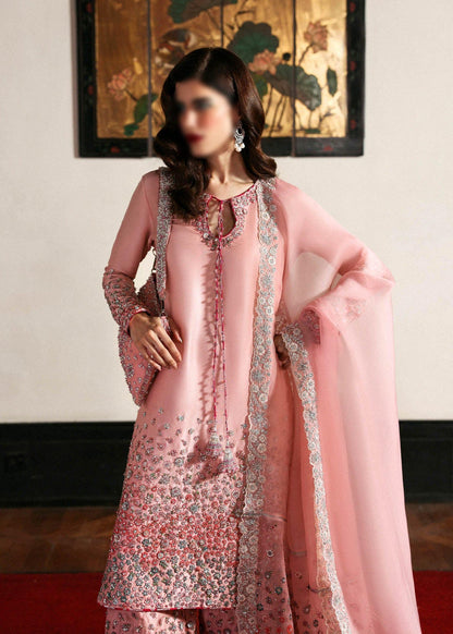 HUSSAIN REHAR EVARA  2026 LUXURY RAW SILK DRESS| UNSTITCHED 3 PCS| TOP PAKISTANI DRESS BY SHAEBIZ