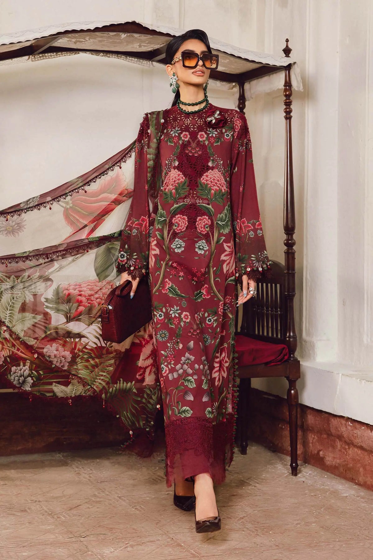 MARIA B LUXURY MPRINTS| LAWN DIGITAL PRINT UNSTITCHED LAWN COLLECTION BY SHAEBIZ
