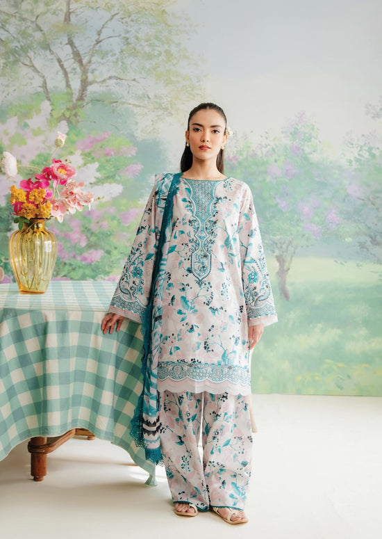 AFROZEH FLORAL PRINT LAWN COLLECTION| TOP PAKISTANI DRESS BY SHAEBIZ|