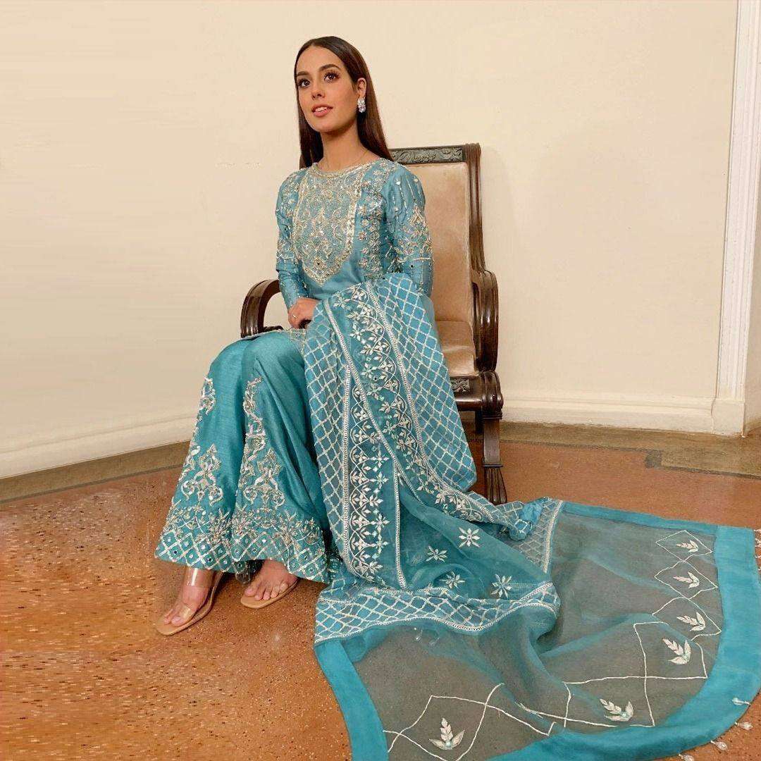 FAIZA SAQLAIN PARTY WEAR DRESS