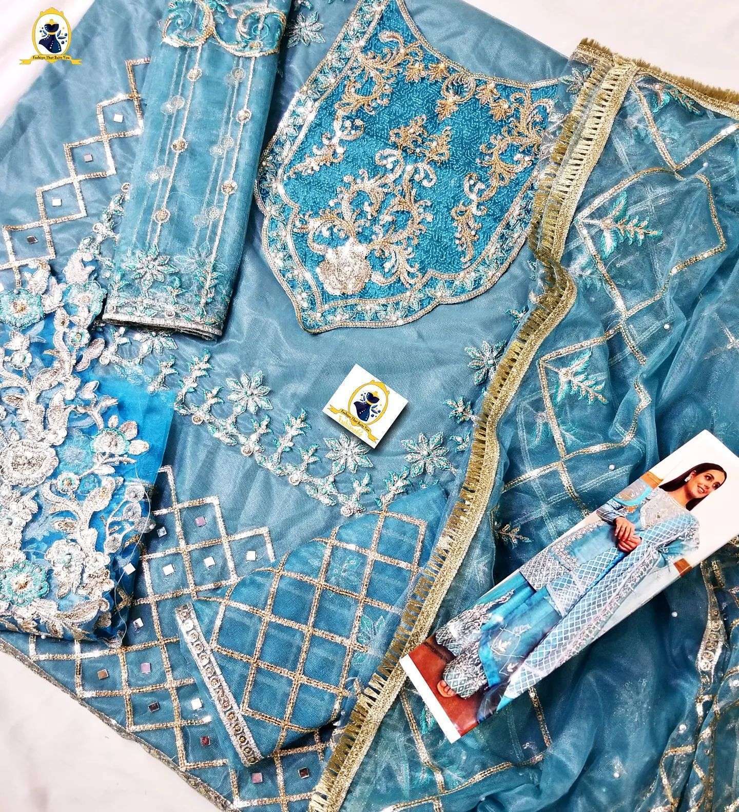 FAIZA SAQLAIN PARTY WEAR DRESS