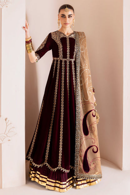 JAZMIN EMBROIDERED VELVET| UNSTITCHED 3 PCS BY SHAEBIZ