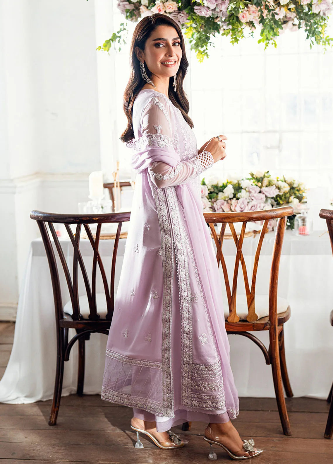 AZURE BLUSH ROSE LUXURY CHIFFON COLLECTION| LATEST 2025 COLLECTION| TOP PAKISTANI DRESS BY SHAEBIZ