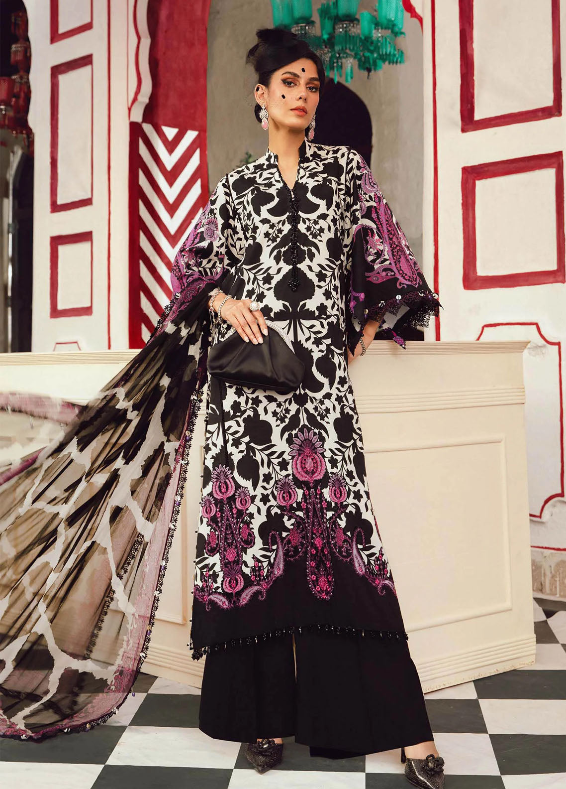 MARIA B LUXURY 2026 MPRINTS | LAWN DIGITAL PRINT UNSTITCHED MASTER REPLICA BY SHAEBIZ