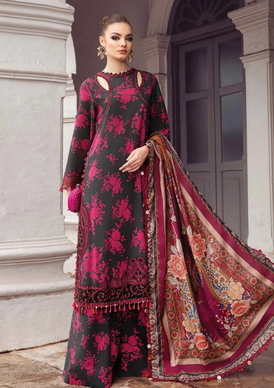 Maria b Lawn Mprint 2024 Latest Eid Collection Pakistani Unstitch Dress By Shaebiz