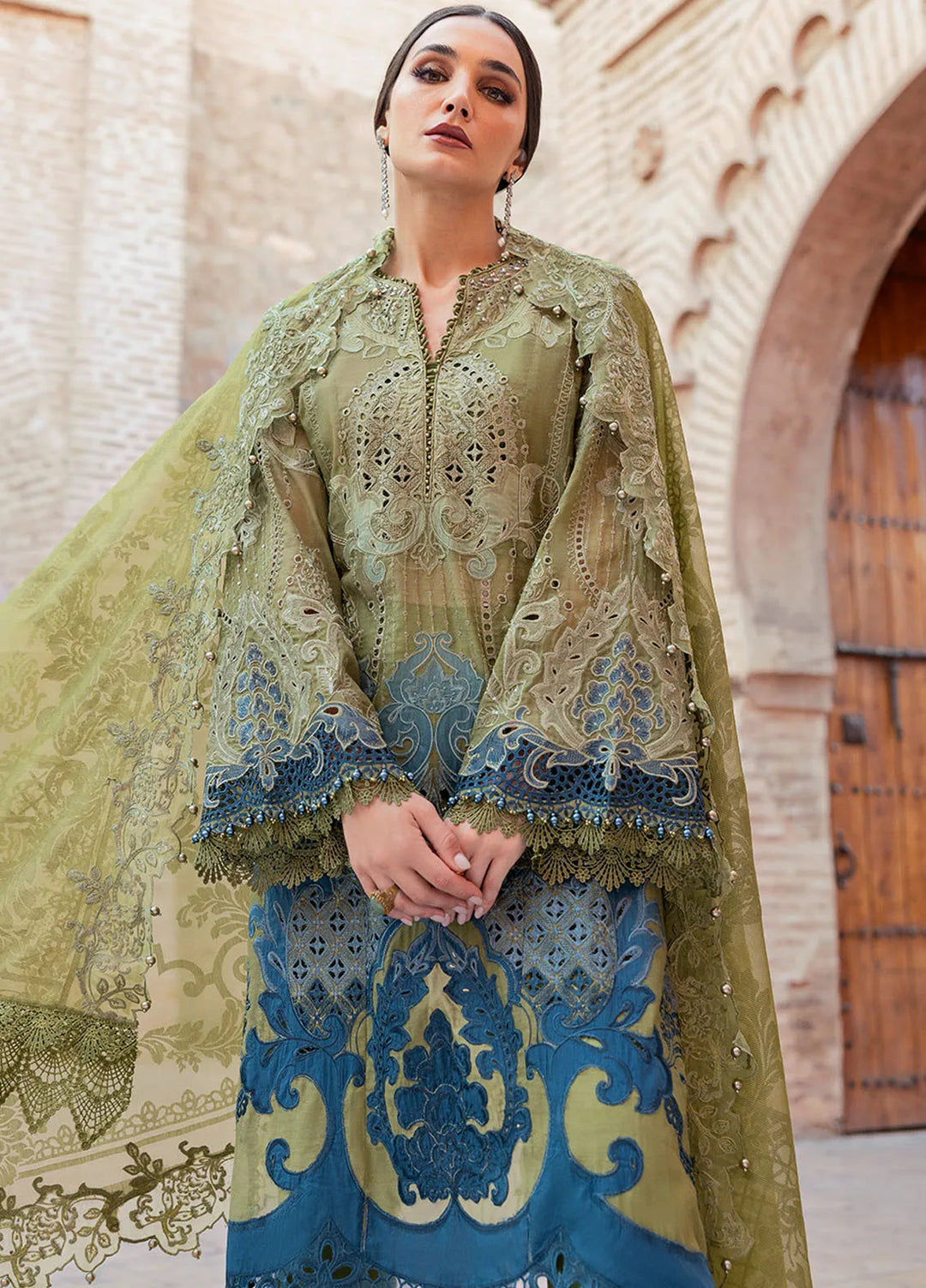 MARIA B LUXURY LAWN COLLECTION| UNSTITCHED MASTER REPLICA BY SHAEBIZ