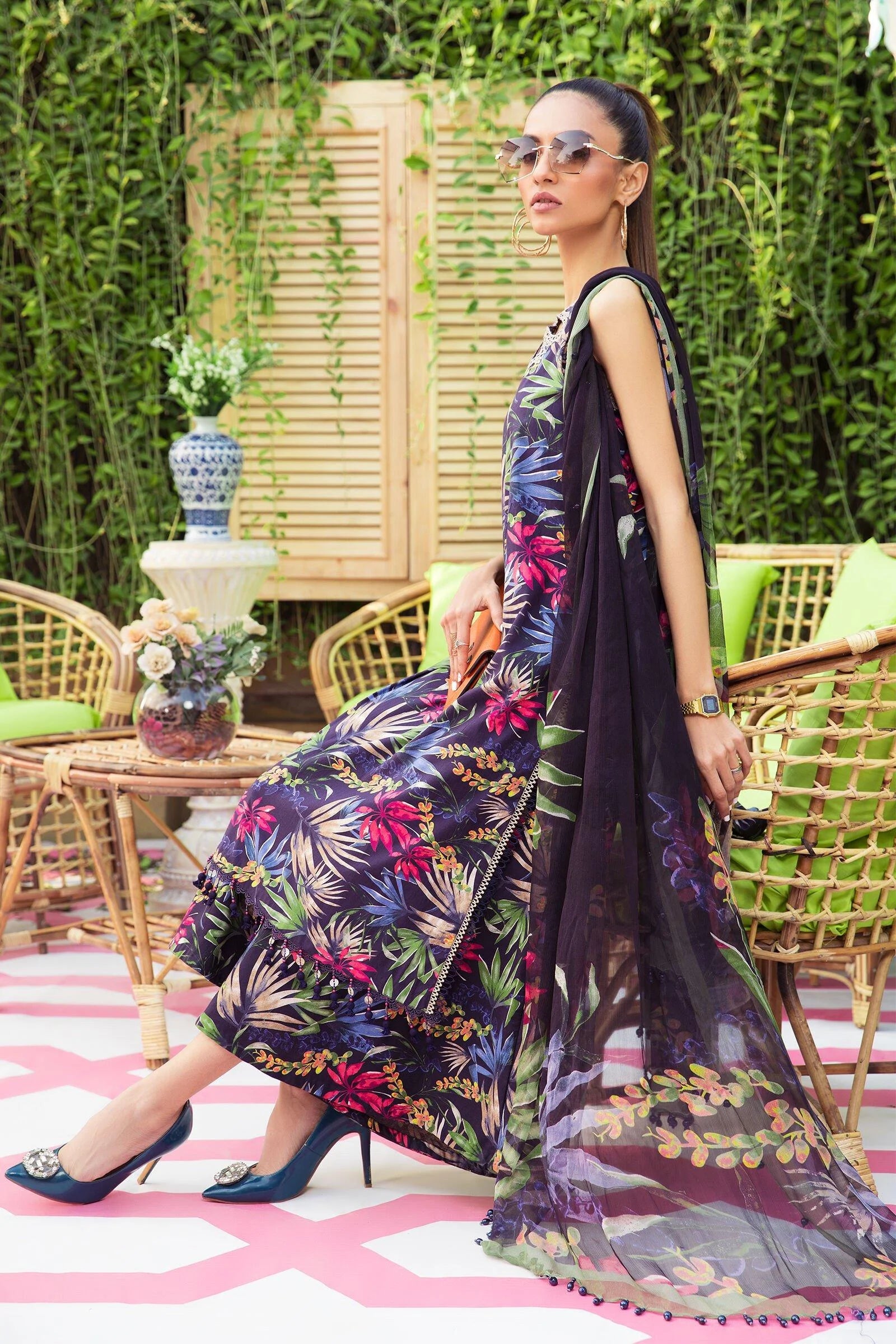MARIA B M.PRINT FORMAL WEAR SILK COLLECTION(MB-SS22)