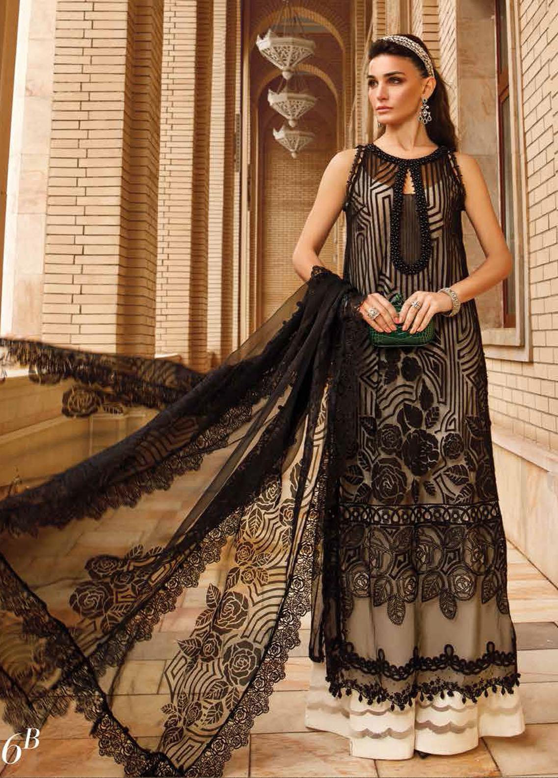 Maria B Voyage A 6B Luxury Eid Unstitch 2023 Collection